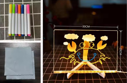 Magic LED-drawing board