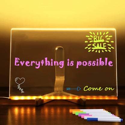 Magic LED-drawing board
